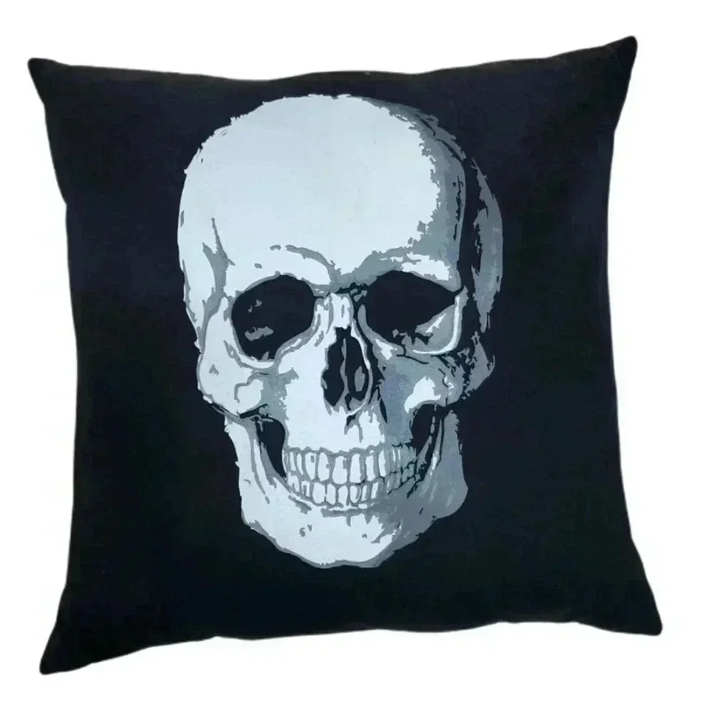 SKULL Print Throw pillow
